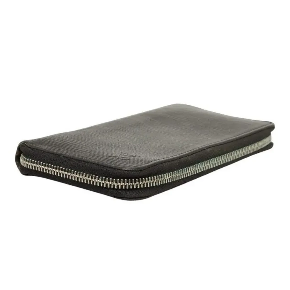 Louis Vuitton Epi Zippy Vertical Wallet Black